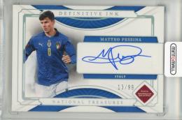 2022 PANINI National Treasures Road to the World Cup Matteo Pessina Signatures #29【13/99】 Italy