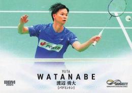 2025 BBM INFINITY #46 渡辺勇大(バドミントン) レギュラーカード