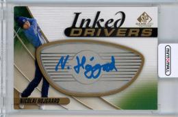 2021 Upper Deck SP Game Used  Nicolai Hojgaard Inked Drivers Auto #IDNH