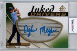 2021 Upper Deck SP Game Used  Dylan Meyer Inked Drivers Auto #IDDM