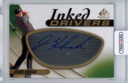 2021 Upper Deck SP Game Used  Jason Kokrak Inked Drivers Auto #IDJK