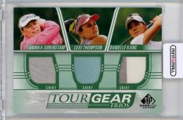 2021 Upper Deck SP Game Used  Annika Sorenstam / Lexi Thompson / Danielle Kang Tour Gear Trios #TG3STK