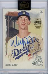 2021 Topps Archives Signature Series Active Player Edition Walker Buehler Autographs #33 35/36