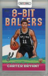 2025 TOPPS FLAGSHIP Carter Bryant 8-Bit Ballers #8B-40 RC San Antonio Spurs