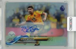 2018-19 TOPPS Chrome English Premier League Ruben Neves Autographs Refractors #39 Wolverhampton Wanderers