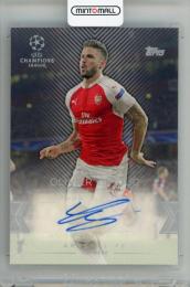 2015-16 TOPPS UEFA Champions League Olivier Giroud Showcase Autographs #CLAOG Arsenal