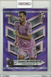 2024 TOPPS Superstars MLS Sergio Busquets Ultra Rare Purple #150【94/99】 Inter Miami