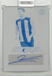 2022 LEAF Trinity Robert Lewandowski Steel Autographs Printing Plates Cyan #TSARL1【1/1】