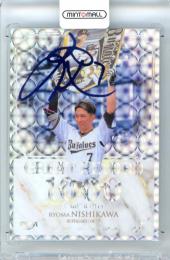 2025 BBM FUSION 西川龍馬 #GR22 GREAT RECORD ホロブルー箔サイン版【54/75】 オリックス