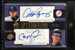 2004 SP Authentic #DC-RR Alex Rodriguez/Cal Ripken Jr. Chirography Dual【47/50】  (MSV#1629)