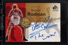 2005-06 Upper Deck SP Signature Edition II-DR Dennis Rodman Inkredible Inkscriptions【04/50】  (MSV#1627)