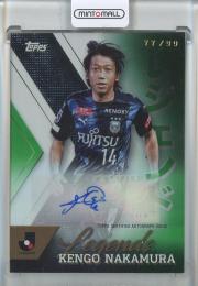 2024 TOPPS Jリーグ フラッグシップ 中村憲剛 Auto #LA-KN【77/99】 川﨑フロンターレ