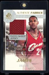 2003-04 SP Authentic #LJJ LeBron James SPGU Rookie Authentic Fabrics【101/150】 Cleveland Cavaliers