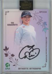 EPOCH 2025 JLPGA OFFICIAL TRADING CARDS TOP PLAYERS 河本結 直筆サイン【14/20】