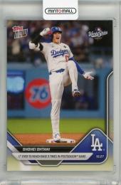2025 Topps Now Shohei Ohtani 1st Ever to Reach Base 9 Times in Postseason Game #906