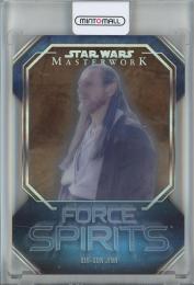 2024 Topps Star Wars Masterwork  Qui-Gon Jinn FORCE SPIRITS #FS-4