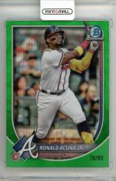 2025 BOWMAN Ronald Acuna Jr. Green Wave Refractors #13【70/99】 Atlanta Braves