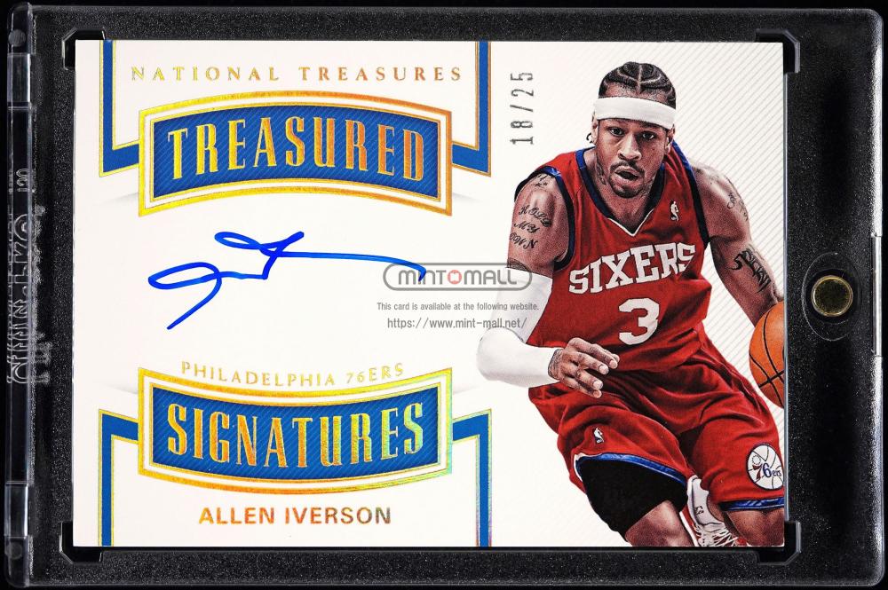 ミントモール / MINT VAULT店 (MSV委託品通販) / 2017-18 Panini National Treasures #32 Allen  Iverson Treasured Signatures【18/25】 Philadelphia 76ers