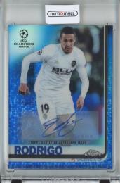2018-19 Topps Chrome UEFA Champions League Soccer  Rodrigo Chrome Autograph/Blue/#60(Lastナンバー!) 150/150