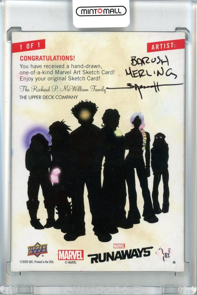 ミントモール / MINT 池袋店 / 2020 Upper Deck Marvel's Runaways Barush Merling ...