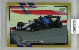 2021 TOPPS Chrome Formula 1 George Russell/F1 Cars Gold Purple Refractors #114 Williams Racing