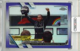 2021 TOPPS Chrome Formula 1 Lewis Hamilton/Grand Prix Winners Purple Refractors #140【171/399】 Mercedes-AMG Petronas F1 Team