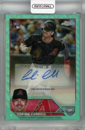 2023 Topps Chrome Update Series Corbin Carroll Chrome Update Autographs Aqua Wave #AC-CCA RC 【114/199】 Arizona Diamondbacks