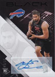 2020 Panini Black Football Buffalo Bills  A.J. Epenesa Base Rookies Autographs, Silver Parallel 36/50