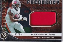 2020 Panini Elements Football Tampa Bay Buccaneers  Ke'Shawn Vaughn Frequency  92/99