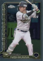 2025 TOPPS Chrome NPBプロ野球 #17 西川龍馬(オリックス) レギュラーカード
