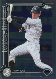 2025 TOPPS Chrome NPBプロ野球 #38 高部瑛斗(ロッテ) レギュラーカード