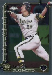 2025 TOPPS Chrome NPBプロ野球 #43 杉本裕太郎(オリックス) レギュラーカード