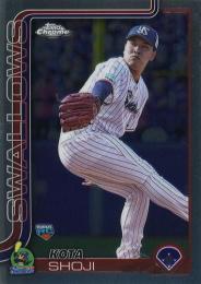 2025 TOPPS Chrome NPBプロ野球 #70 荘司宏太(ヤクルト) レギュラーカード RC