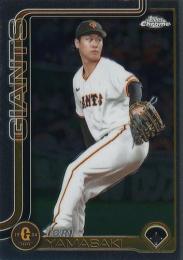 2025 TOPPS Chrome NPBプロ野球 #77 山崎伊織(巨人) レギュラーカード