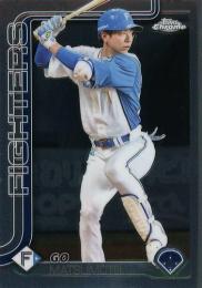 2025 TOPPS Chrome NPBプロ野球 #127 松本剛(日本ハム) レギュラーカード