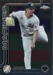 2025 TOPPS Chrome NPBプロ野球 #153 鈴木昭汰(ロッテ) レギュラーカード