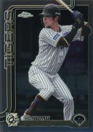 2025 TOPPS Chrome NPBプロ野球 #178 中野拓夢(阪神) レギュラーカード