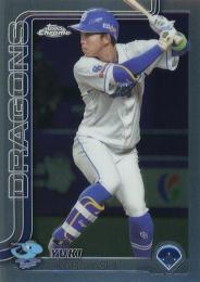 2025 TOPPS Chrome NPBプロ野球 #194 岡林勇希(中日) レギュラーカード