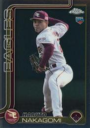 2025 TOPPS Chrome NPBプロ野球 #206 中込陽翔(楽天) レギュラーカード RC