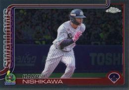 2025 TOPPS Chrome NPBプロ野球 #207 西川遥輝(ヤクルト) レギュラーカード