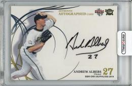 2019 BBM オリックス・バファローズ アンドリュー・アルバース 直筆サインカード【16/70】