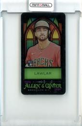 2024 Topps Allen and Ginter Jordan Lawlar Mini Stained Glass Arizona Diamondbacks