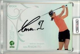 2024 EPOCH JLPGA 日本女子プロゴルフ協会 TOP PLAYERS 脇元華 #HAG-67 直筆サインカード 横パラレル版【05/30】