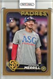 2024 Topps Update Jackson Merrill All-Star Game Gold【51/75】 San Diego Padres