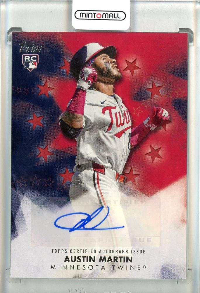 ミントモール / MINT 池袋店 / 2024 Topps Update Austin Martin Baseball Stars  Autographs Red【12/25】 Minnesota Twins