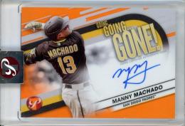 2023 Topps Pristine Manny Machado Going, Going, Gone Autographs Orange Refractors【02/25】 San Diego Padres