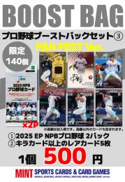 【プロ野球入門パックセット】2025 EPOCH NPBプロ野球 2Pパック + ブーストパック1個(キラ以上5枚入!)