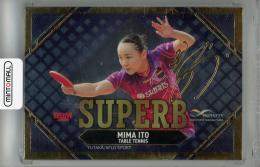 2024 BBM INFINITY 伊藤美誠 SUPERB 金紙サイン版【066/150】 卓球
