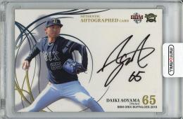 2019 BBM オリックス・バファローズ 青山大紀 直筆サインカード【41/90】