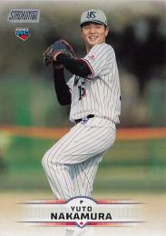 2025 TOPPS Stadium Club NPBプロ野球 #105 中村優斗(ヤクルト) レギュラーカード RC